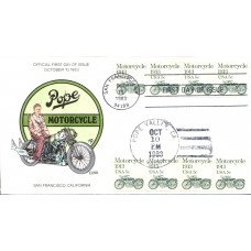#1899 Motorcycle 1913 Collins FDC