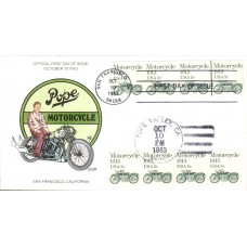 #1899 Motorcycle 1913 PNC Collins FDC