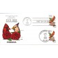 #1966 Indiana Birds - Flowers Collins FDC