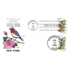 #1984 New York Birds - Flowers Collins FDC
