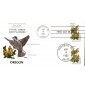 #1989 Oregon Birds - Flowers Collins FDC