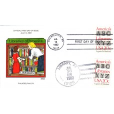#2015 American Libraries Collins FDC