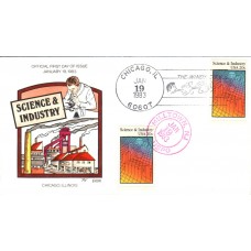 #2031 Science and Industry Collins FDC