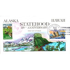 #2066//80 Alaska - Hawaii Statehood Collins FDC