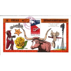 #2204 Republic of Texas Collins FDC