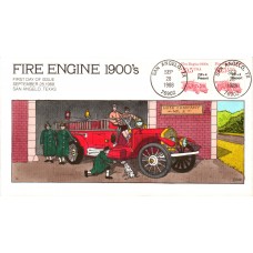 #2264 Fire Engine 1900s Collins FDC