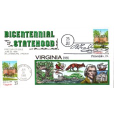 #2345 Virginia Statehood Collins FDC