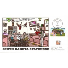 #2416 South Dakota Statehood Collins FDC