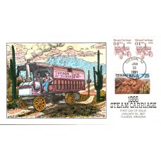 #2451 Steam Carriage 1866 Collins FDC