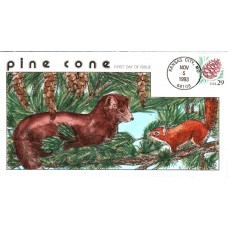 #2491 Pine Cone Collins FDC