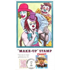 #2521 F Make-up - Circus Clowns Collins FDC - 2448