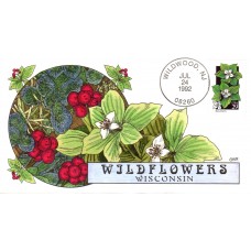 #2675 Wisconsin Wildflowers Collins FDC