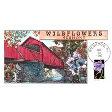 #2684 Vermont Wildflowers Collins FDC