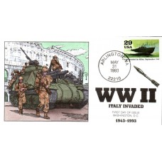 #2765f Italy Invaded Collins FDC
