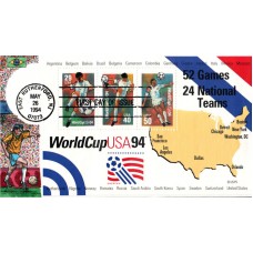 #2837 World Cup Soccer Collins FDC