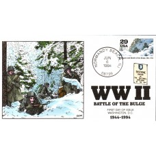 #2838j Battle of the Bulge Collins FDC 