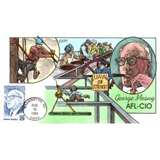#2848 George Meany Collins FDC