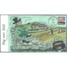 #2919 Flag Over Field Collins FDC
