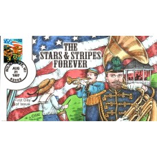 #3153 Stars and Stripes Collins FDC