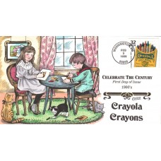 #3182d Crayola Crayons Collins FDC