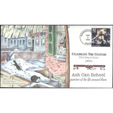 #3182h Ash Can School - Painters Collins FDC