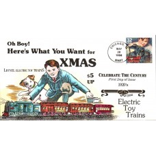 #3184d Electric Toy Trains Collins FDC