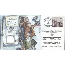 #3190d Hostages Come Home Collins FDC
