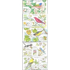 #3193-97 Flowering Trees Collins FDC Set
