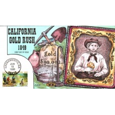 #3316 California Gold Rush Collins FDC