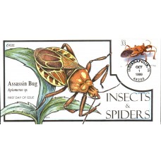 #3351g Assassin Bug Collins FDC