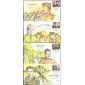 #3393-96 Distinguished Soldiers Collins FDC Set