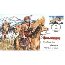#3566 Greetings From Colorado Collins FDC