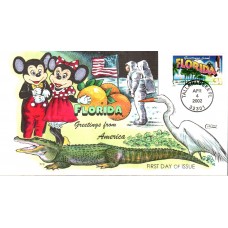 #3569 Greetings From Florida Collins FDC