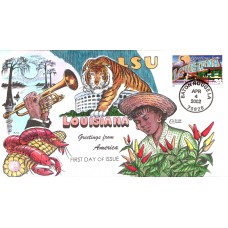 #3578 Greetings From Louisiana Collins FDC
