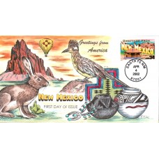 #3591 Greetings From New Mexico Collins FDC