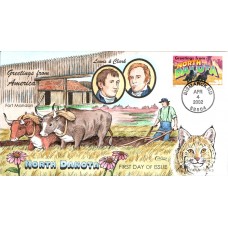 #3594 Greetings From North Dakota Collins FDC