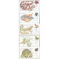 #3814-18 Reptiles and Amphibians Collins FDC Set