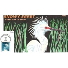 #3830 Snowy Egret Collins FDC