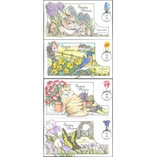 #3900-03 Spring Flowers Collins FDC Set