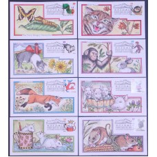 #3987-94 Children's Book Animals Collins FDC Set