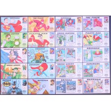 #4084 DC Comics Super Heroes Collins FDC Set