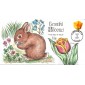 #4185 Beautiful Blooms - Cottontail Rabbit Collins FDC