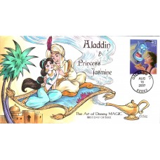 #4195 Aladdin and Genie Collins FDC