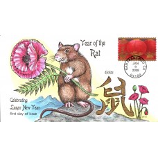 #4221 Year of the Rat Collins FDC