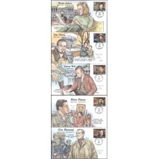 #4248-52 American Journalists Collins FDC Set