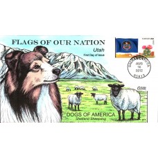 #4324 FOON: Utah State Flag Collins FDC