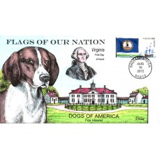 #4327 FOON: Virginia State Flag Collins FDC