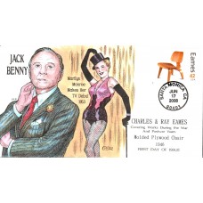 #4333p Charles and Ray Eames Collins FDC