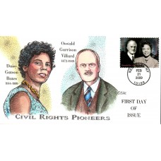 #4384c Villard - Bates - Civil Rights Collins FDC