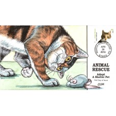 #4453 Animal Rescue - Cat Collins FDC